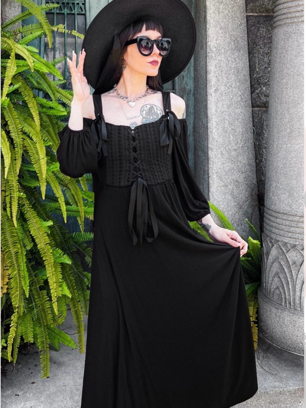 Foxblood Yvonne Corset Top